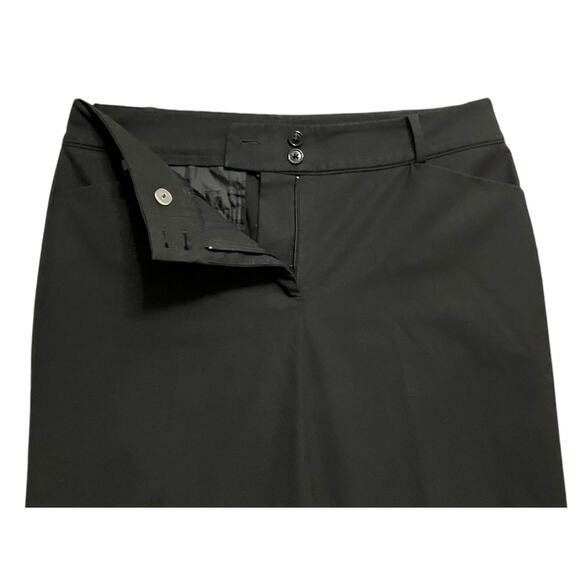 Ann Taylor Women's Black Signature Mid-Rise Flare 32" Inseam Career Pants SZ 4 - Picture 3 of 8
